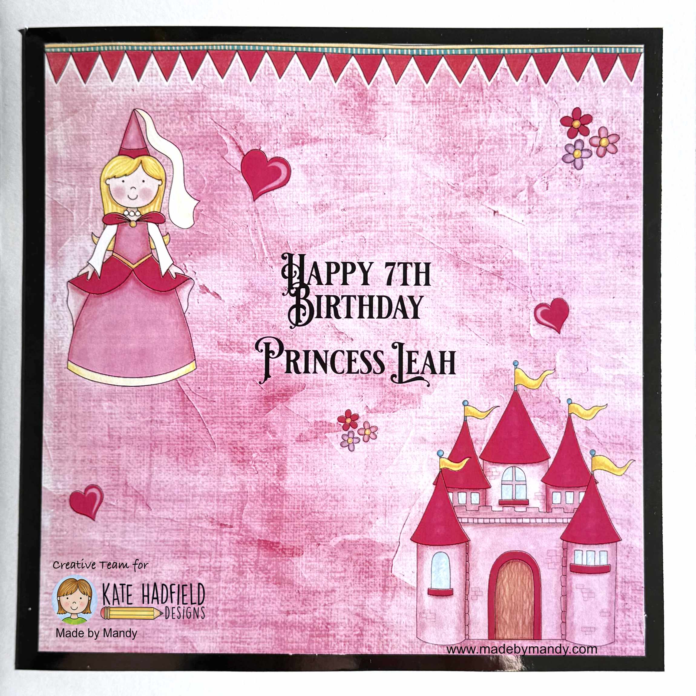 7th Birthday Princess by Made By Mandy 7th Birthday Princess